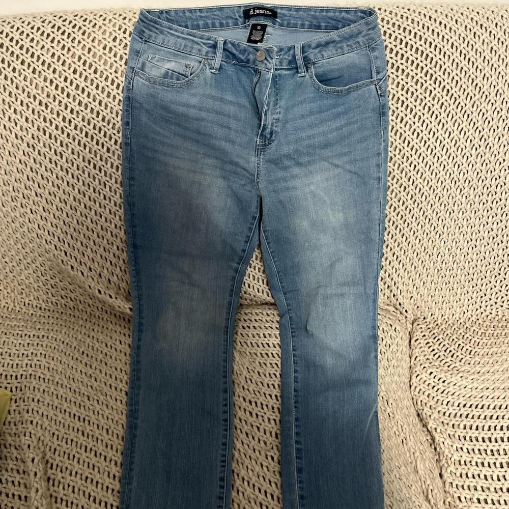 D Jeans Denim Straight Leg Jeans 10S